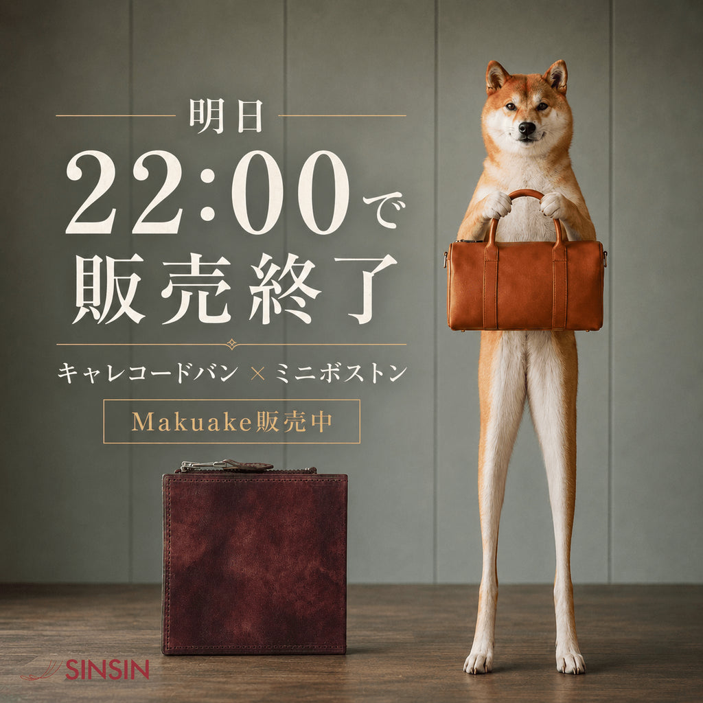 【明日22時で終了】キャレコードバンとミニボストンバッグ、最後のご案内です - SINSIN