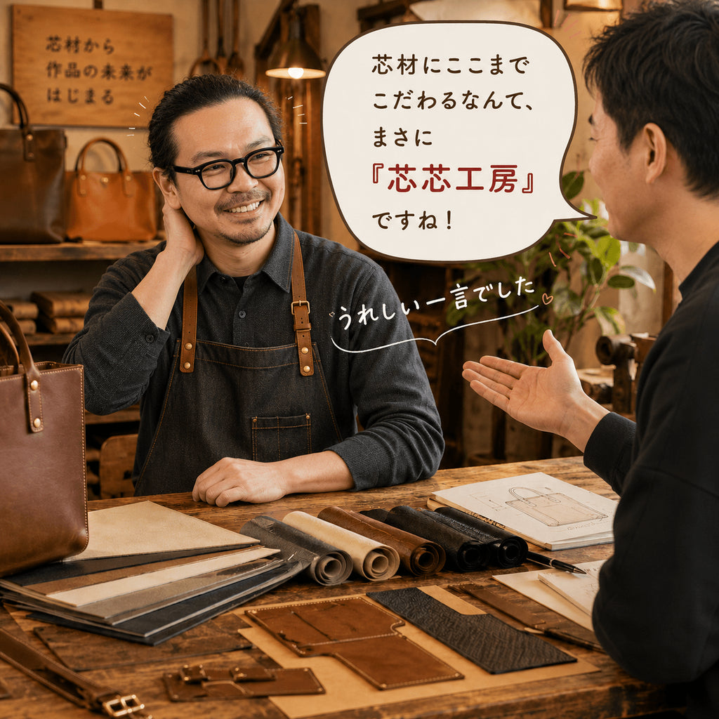 「芯芯工房」と呼ばれるほど、芯材にこだわっている話 - SINSIN