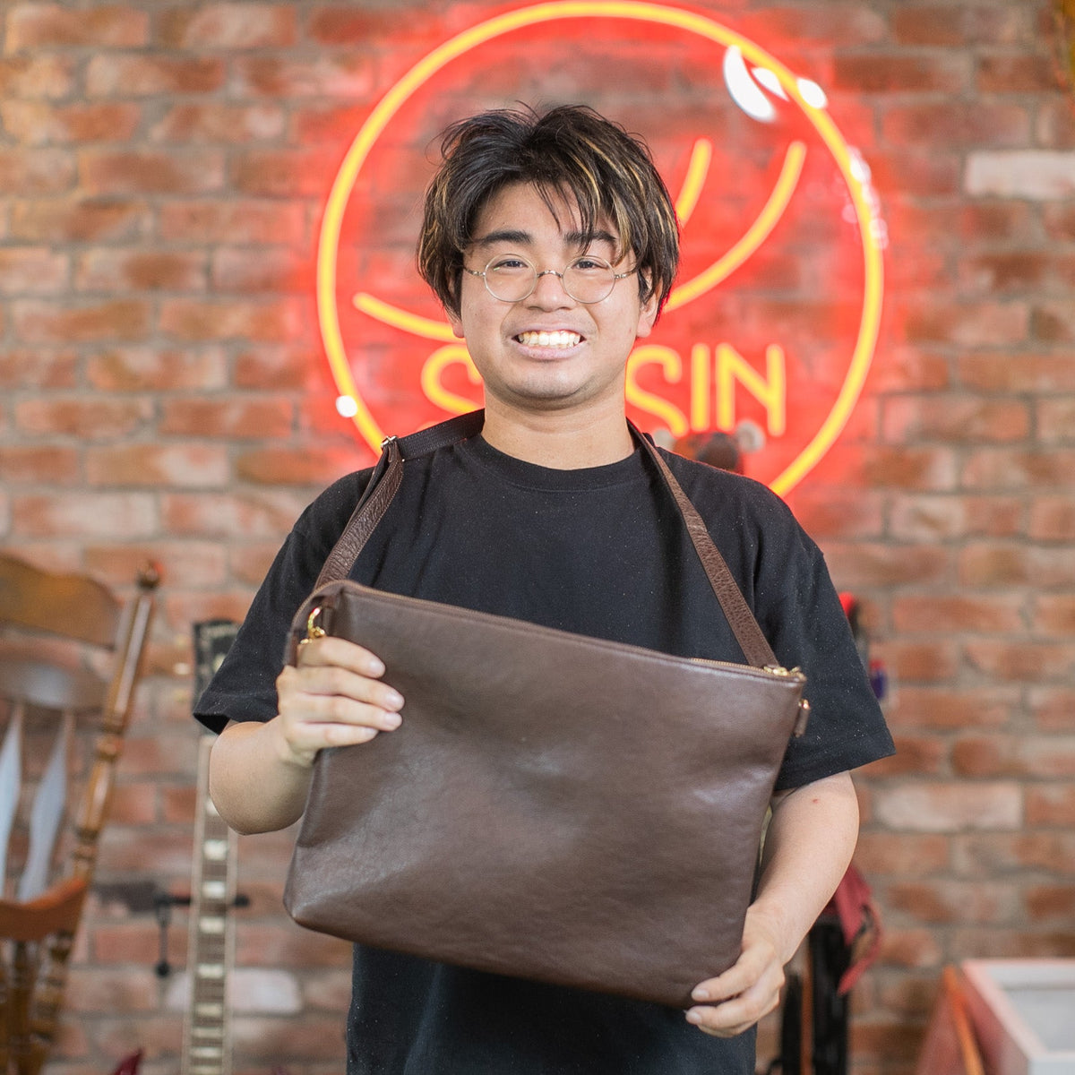 新進工房 ズボラサコッシュlarge ③ズボラサコッシュ-Large-作品の特徴 – SINSIN