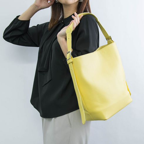大人バケットバッグ -Premium Leather-