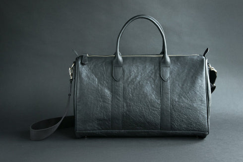 大人ボストンバッグ マテーラレザー(10月受注分) - 新進工房