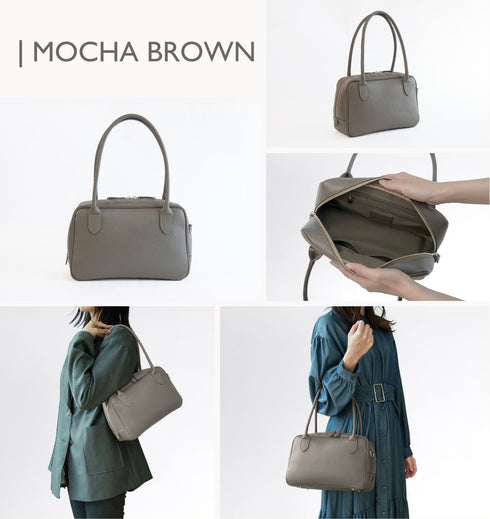 大人エコールボストン プレミアムレザー(10月受注分) - 新進工房