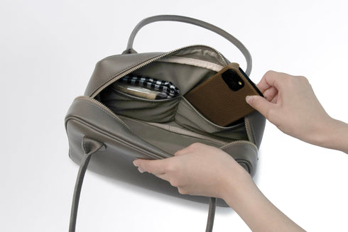 大人エコールボストン プレミアムレザー(10月受注分) - 新進工房