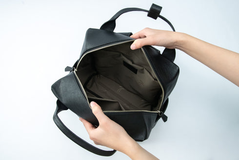 大人スクエアリュック マテーラレザー(2026年2月発送)