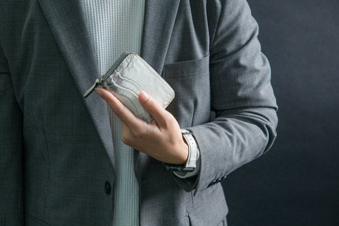 コインケース ヒマラヤクロコダイルレザー (発送時期:2月末) - 新進工房