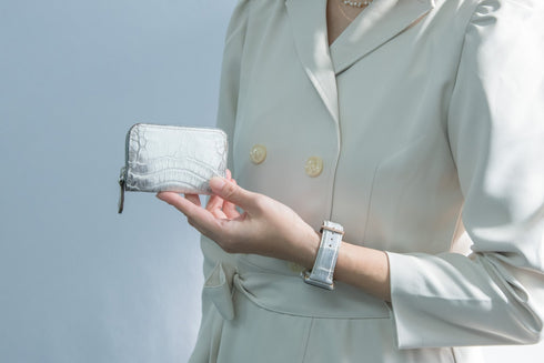 コインケース ヒマラヤクロコダイルレザー (発送時期:2月末) - 新進工房