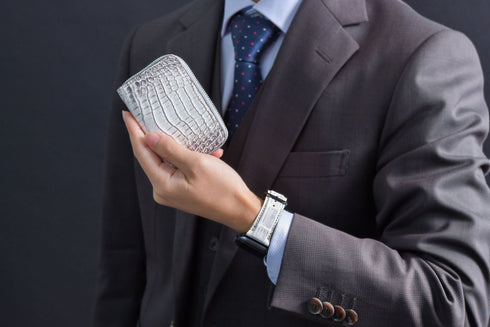 コインケース ヒマラヤクロコダイルレザー (発送時期:2月末) - 新進工房