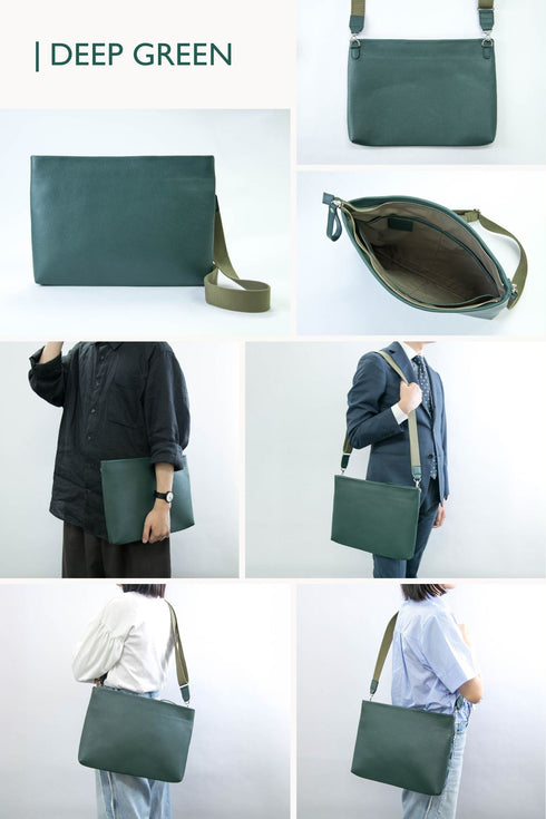 大人サコッシュ2.0 プレミアムレザー - 新進工房