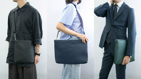 大人サコッシュ2.0 プレミアムレザー - 新進工房