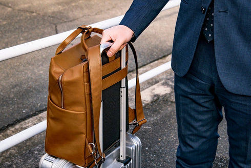 大人スクエアリュック マテーラレザー(2026年2月発送) - 新進工房