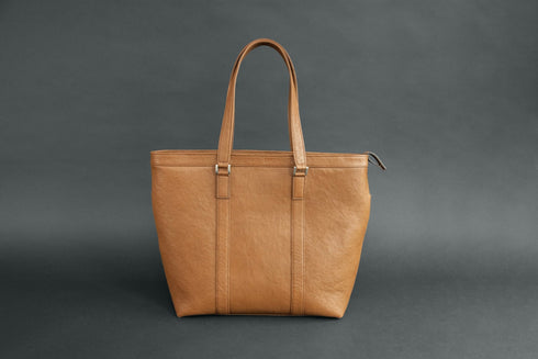 大人ダブルポケットトート マテーラレザー(2026年3月発送) - 新進工房