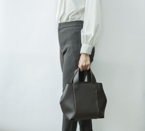 大人パンプキンバッグ プレミアムレザー(発送時期:2026年3月末) - 新進工房