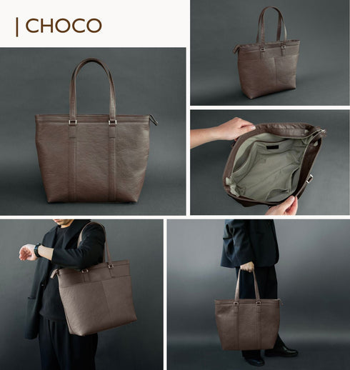 大人ダブルポケットトート マテーラレザー(2026年3月発送) - 新進工房