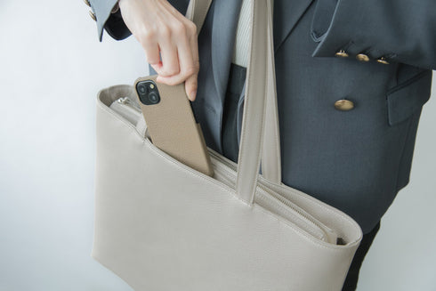 大人トップポケットトート プレミアムレザー(2026年3月発送) - 新進工房