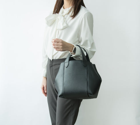 大人パンプキンバッグ プレミアムレザー(発送時期:2026年3月末) - 新進工房