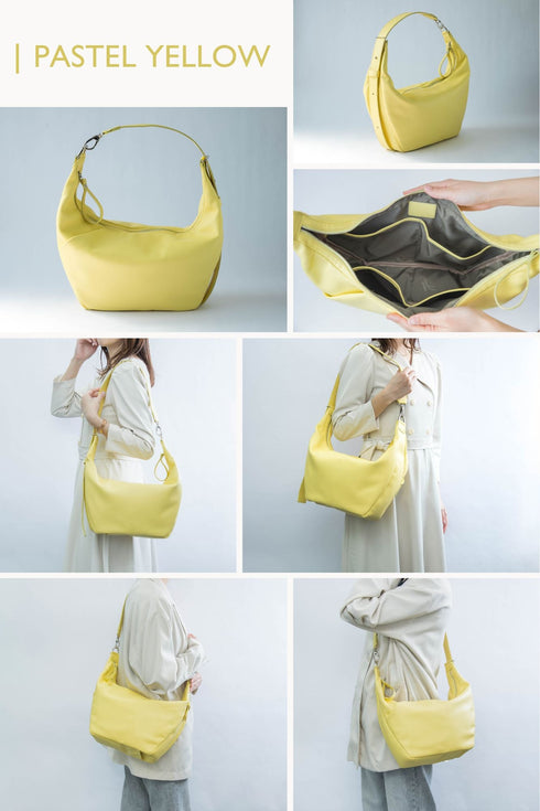 大人ムーンバッグ プレミアムレザー(2026年3月末発送) - 新進工房