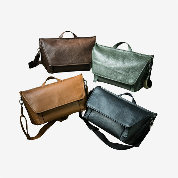 広告限定ページ大人メッセンジャーバッグ マテーラレザー(発送時期:2026年4月末) - 新進工房