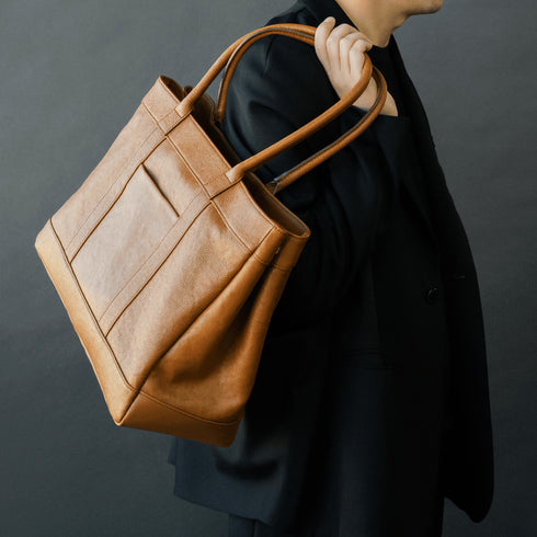 大人大容量トート2.0<br> - Matera Leather - <br>(発送時期:2026年6月末) - SINSIN