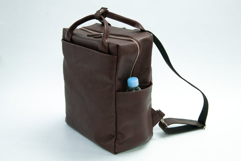 大人スクエアリュック マテーラレザー(2026年2月発送)