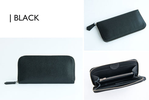 キャビアスキンレザー(全3色) 極小長財布 batard - バタール - 新進工房