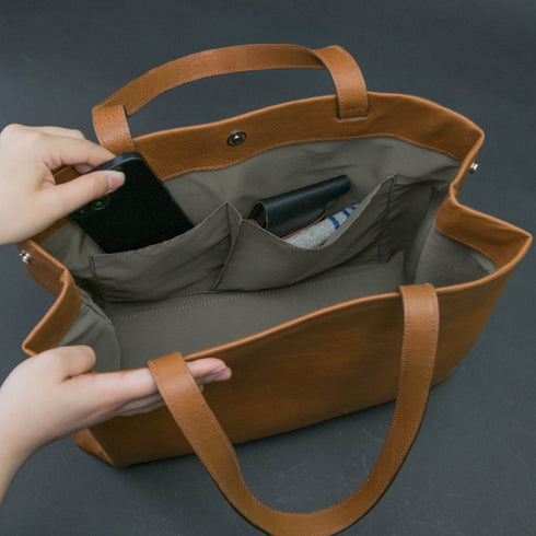 【発送:3営業日以内】<br>大人革袋2.0ヨコ型<br> - Matera Leather - SINSIN