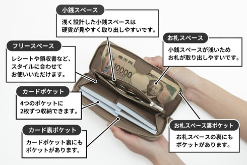 【発送:3営業日以内】<br>極小長財布バタール<br> - Premium - SINSIN