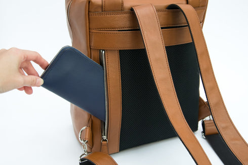 広告限定ページ大人スクエアリュック マテーラレザー(発送時期:4月末頃) - 新進工房