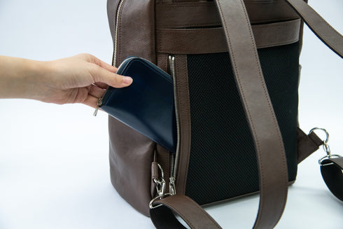 大人スクエアリュック マテーラレザー(2026年2月発送)