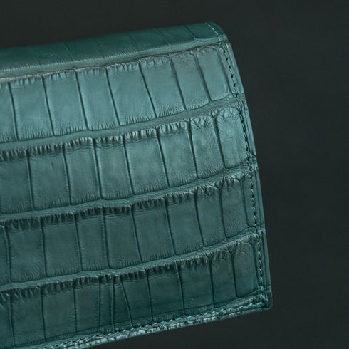 クッペ -Alligator Leather- ディープグリーン (発送時期:2026年5月末)