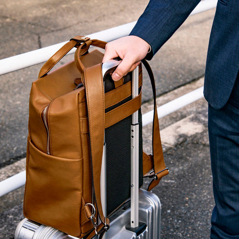 大人スクエアリュック -Matera Leather-