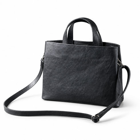 【父の日フェア】大人革袋小2.0ヨコ型 -Matera Leather- (ショルダーベルト付き)