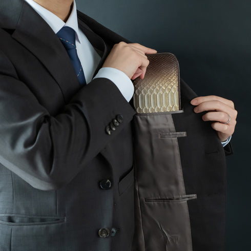 極小長財布 batard-バタール-<br>python