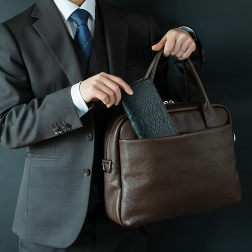 極小長財布 batard-バタール-<br>python