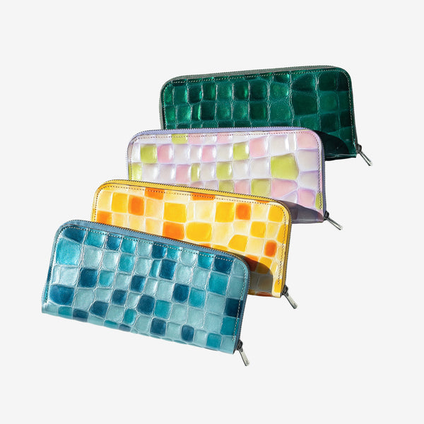 極小長財布 batard-バタール-<br>ステンドグラスレザー