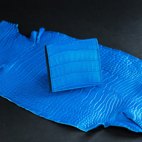 クッペ - Alligator Leather - マットブルー (発送時期:2026年5月末) - SINSIN