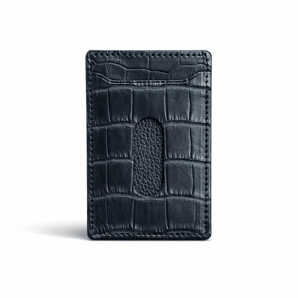パスケース - Alligator leather - ブラック (発送時期:2026年5月末) - SINSIN