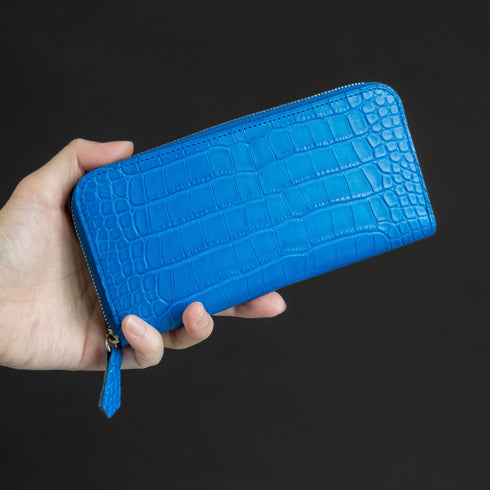 バタール - Alligator leather - マットブルー (発送時期:2026年5月末) - SINSIN