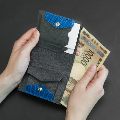 クッペ - Alligator Leather - マットブルー (発送時期:2026年5月末) - SINSIN