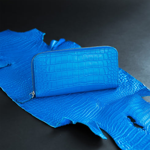 バタール - Alligator leather - マットブルー (発送時期:2026年5月末) - SINSIN