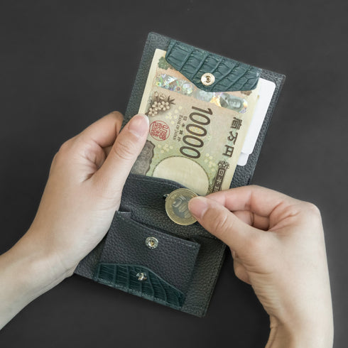 クッペ - Alligator Leather - ディープグリーン (発送時期:2026年5月末) - SINSIN