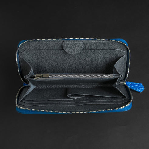 バタール - Alligator leather - マットブルー (発送時期:2026年5月末) - SINSIN