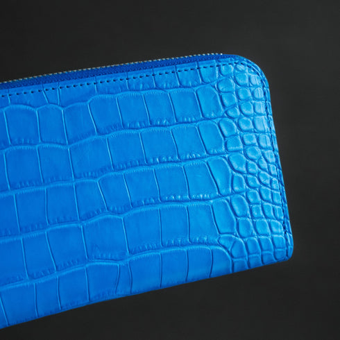 バタール - Alligator leather - マットブルー (発送時期:2026年5月末) - SINSIN