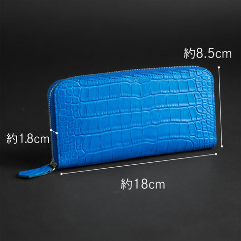 バタール - Alligator leather - マットブルー (発送時期:2026年5月末) - SINSIN