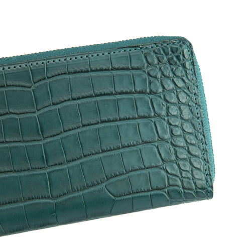エスカリエ -Alligator Leather-マットディープグリーン (発送時期:2026年8月上旬頃) - SINSIN