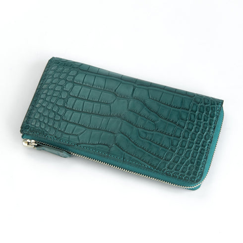 エスカリエ -Alligator Leather-マットディープグリーン (発送時期:2026年8月上旬頃) - SINSIN