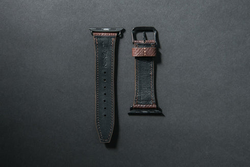 大人のApple Watchバンド ロシアンカーフレザー - 新進工房