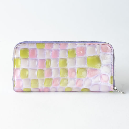 ステンドグラスレザー 極小長財布 batard - バタール - 新進工房