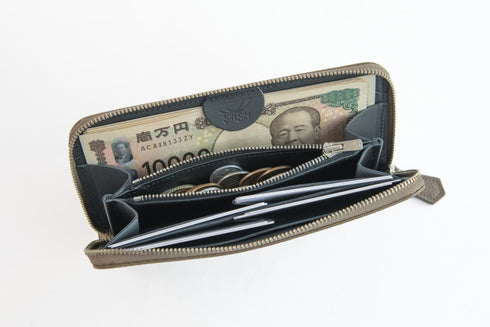 プレミアムレザー(クラシック) 極小長財布 batard - バタール - 新進工房