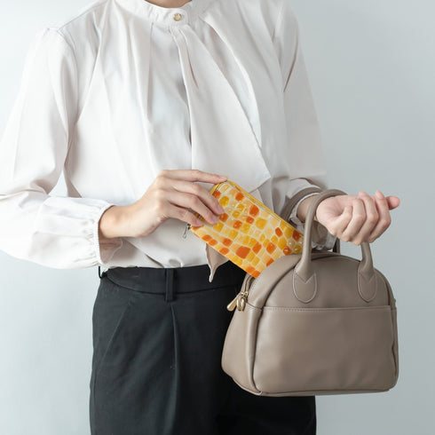 ステンドグラスレザー 極小長財布 batard - バタール - 新進工房