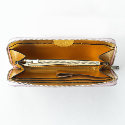 限定レザー パイソン ピンク 極小長財布 batard - バタール - 新進工房